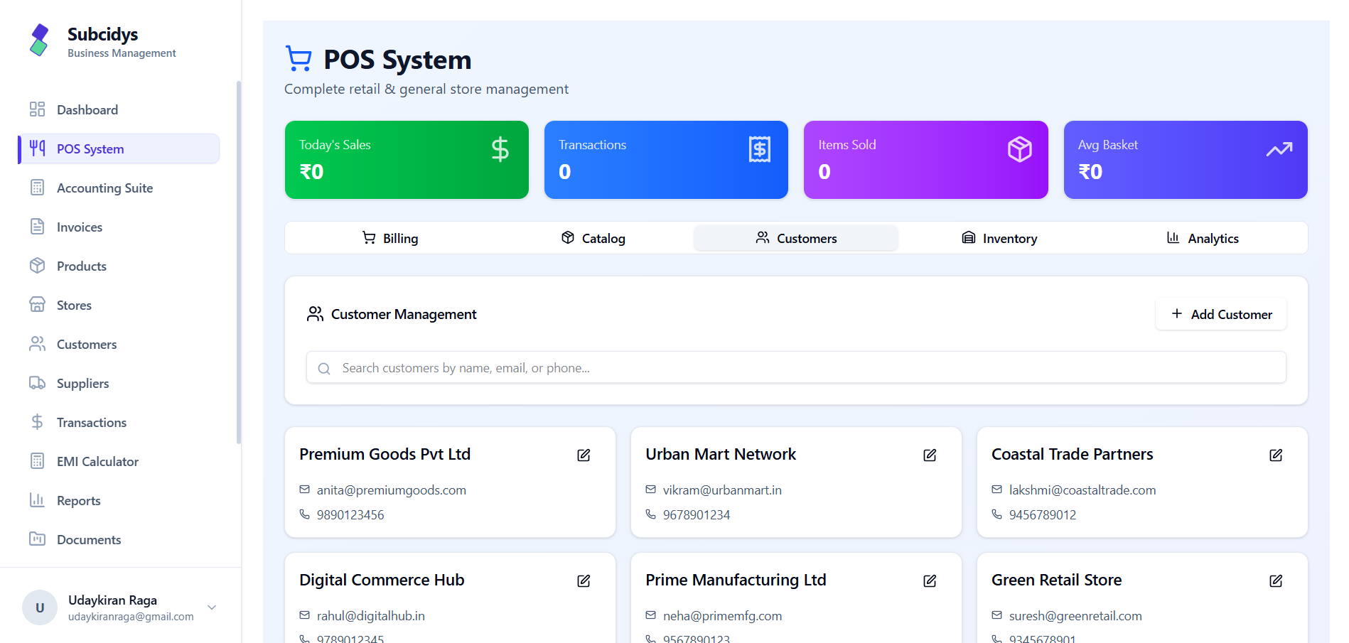 POS Customer Management