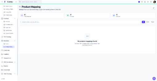Product Mapping interface preview